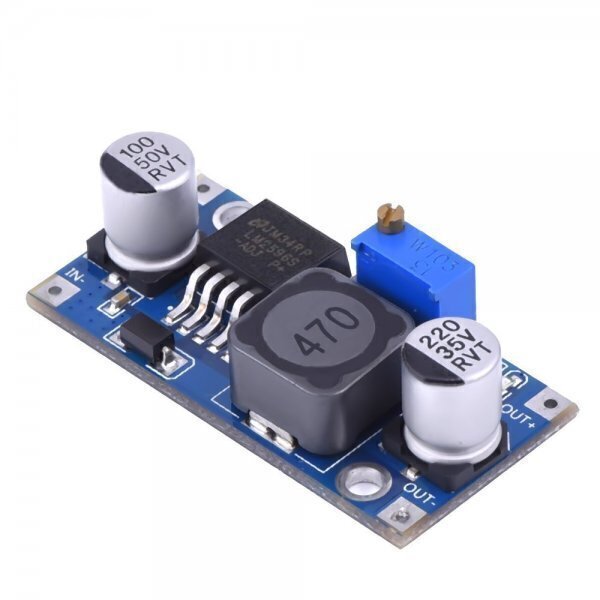 電圧変換モジュール　LM2596 DC - DC降圧コンバータ　入力 3.0?40V　出力 1.5?35V　2A　電源降圧モジュール　1枚　即納 B