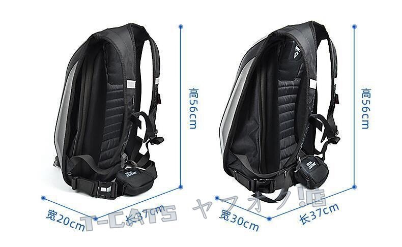 ☆新品4色選択 バイクウエア 炭繊維 摩耗性 リュックサック レア物 ツーリング 防水 レーシングトップ/グリーン