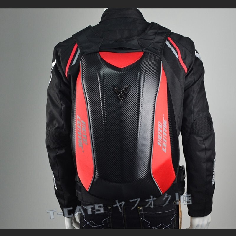 ☆新品4色選択 バイクウエア 炭繊維 摩耗性 リュックサック レア物 ツーリング 防水 レーシングトップ/グリーン
