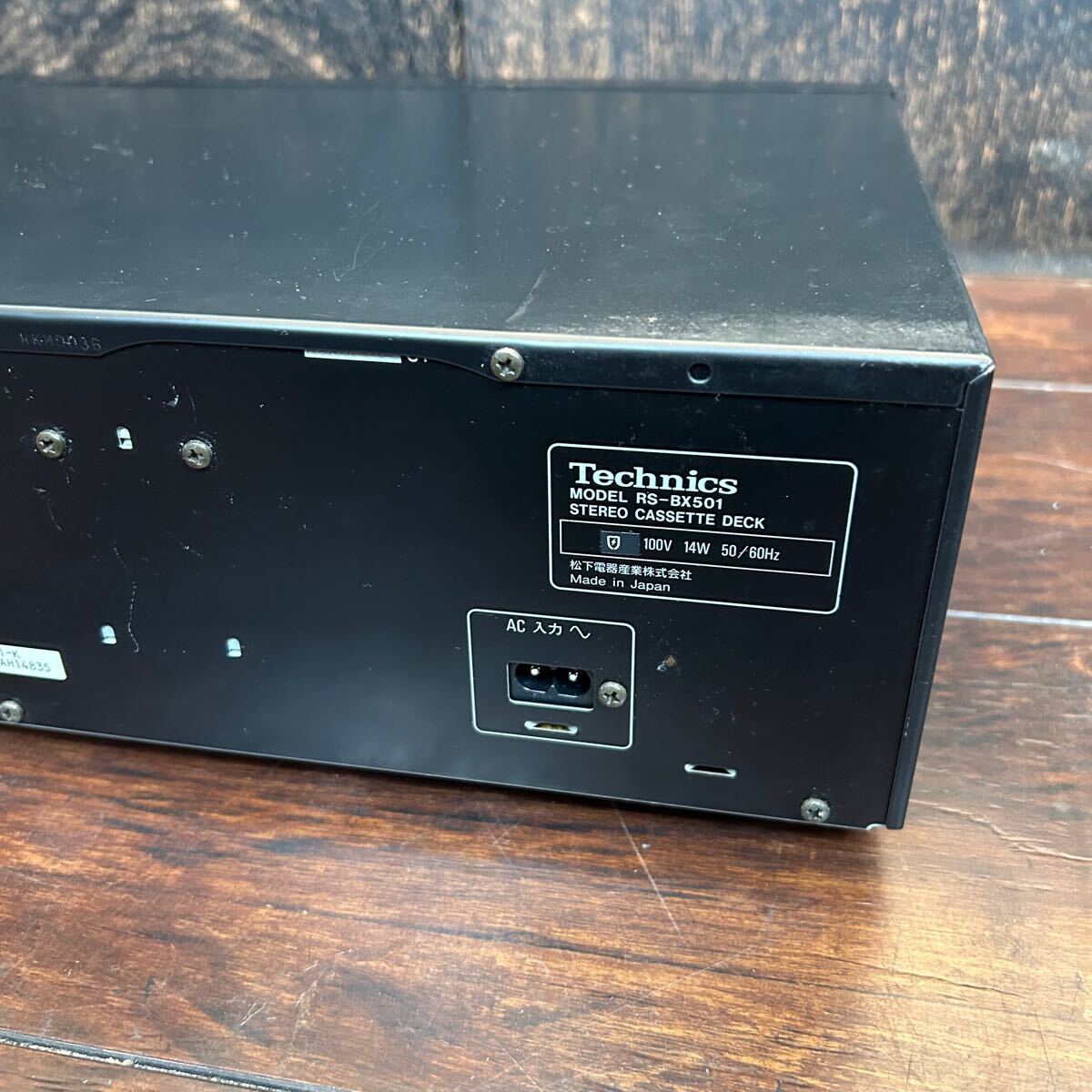 technics テクニクス RS-BX501 ステレオカセットデッキ 現状品 technics テクニクス RS-BX501 ステレオカセットデッキ 現状品