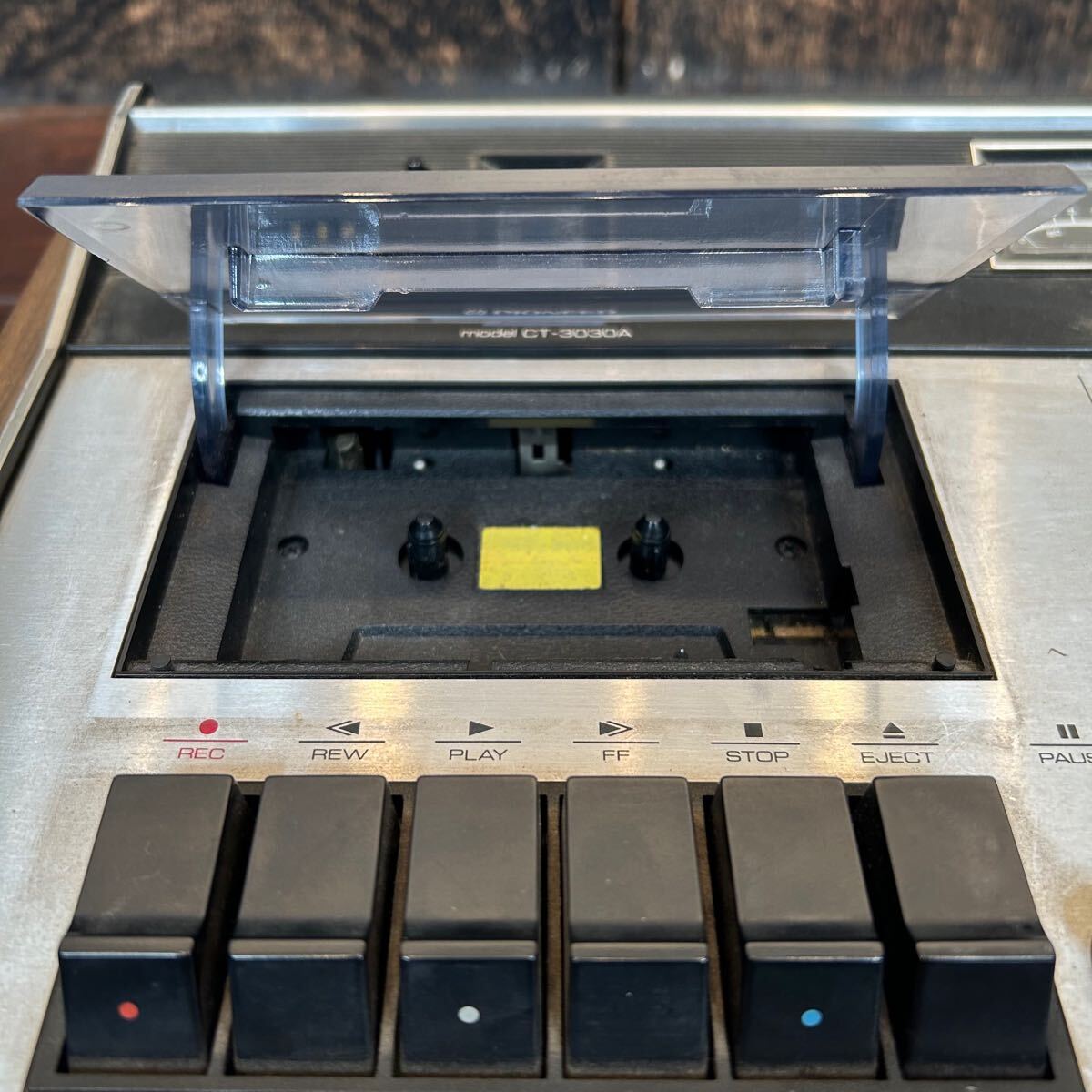 PIONEEER STEREO CASSETTE TAPE DECK CT-3030A Pioneer кассетная дека выход звука проверка OK текущее состояние товар 