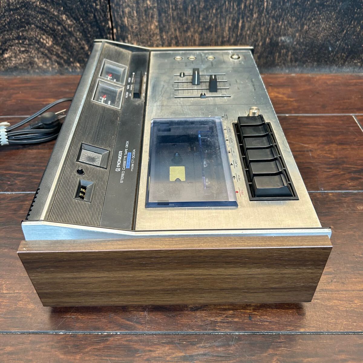 PIONEEER STEREO CASSETTE TAPE DECK CT-3030A Pioneer кассетная дека выход звука проверка OK текущее состояние товар 