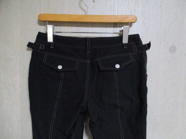 f846　ヒールクリーク　Heal creek　ストレッチパンツ　サイズ42　黒　　66