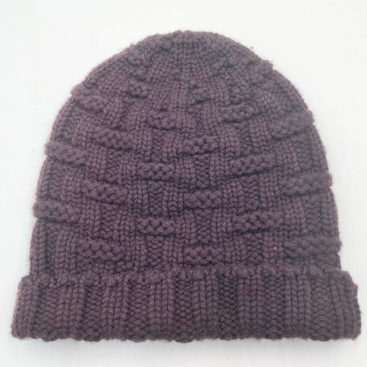 極美品 エルメス ニット帽 ビーニー カシミヤ100% H柄 ボルドー 極美品 エルメス ニット帽 ビーニー カシミヤ100% H柄 ボルドー