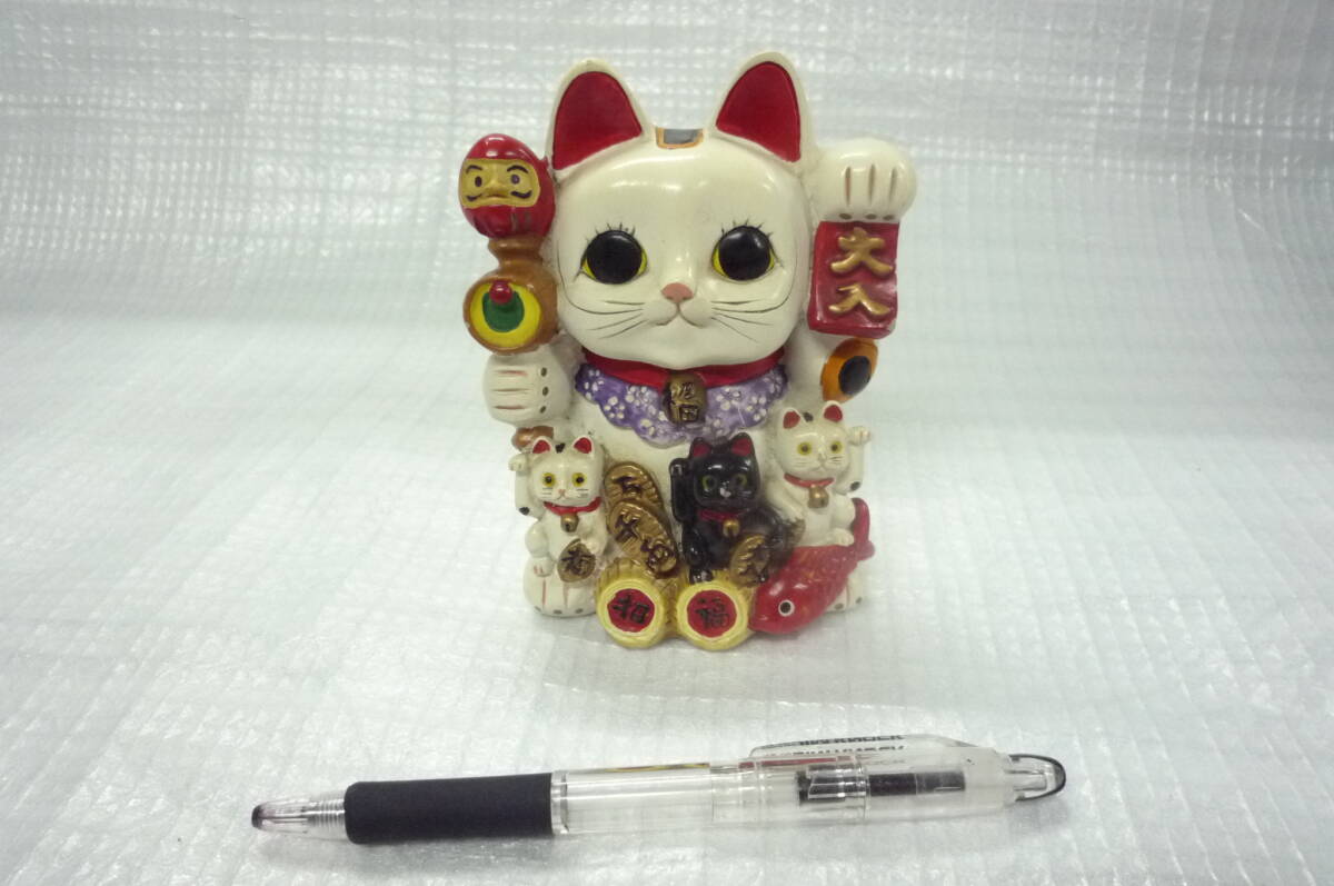招き猫/貯金箱/陶器/昭和レトロ/縁起物/開運/商売繁盛/大入り 招き猫/貯金箱/陶器/昭和レトロ/縁起物/開運/商売繁盛/大入り