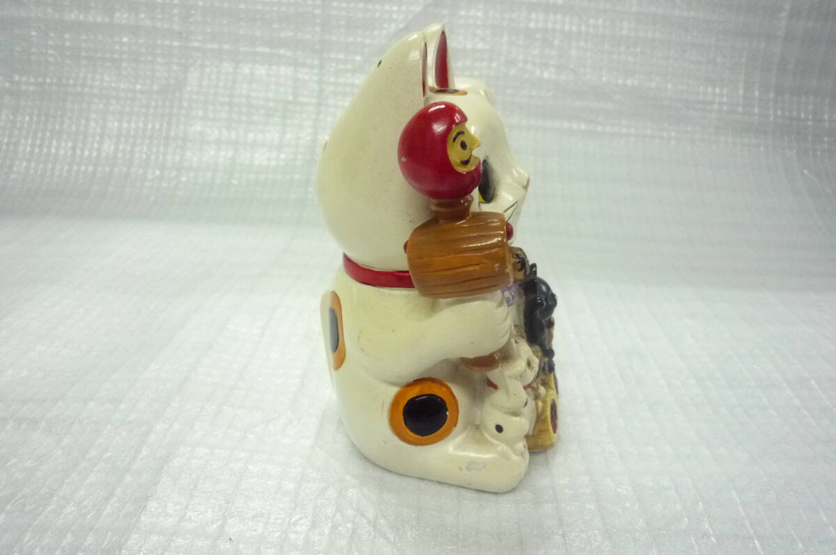 招き猫/貯金箱/陶器/昭和レトロ/縁起物/開運/商売繁盛/大入り 招き猫/貯金箱/陶器/昭和レトロ/縁起物/開運/商売繁盛/大入り