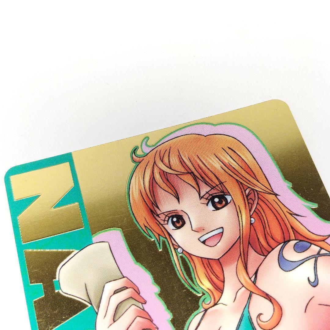 ONE PIECE ワンピース ARカードダス ナミ水著 レア ゴールド加工