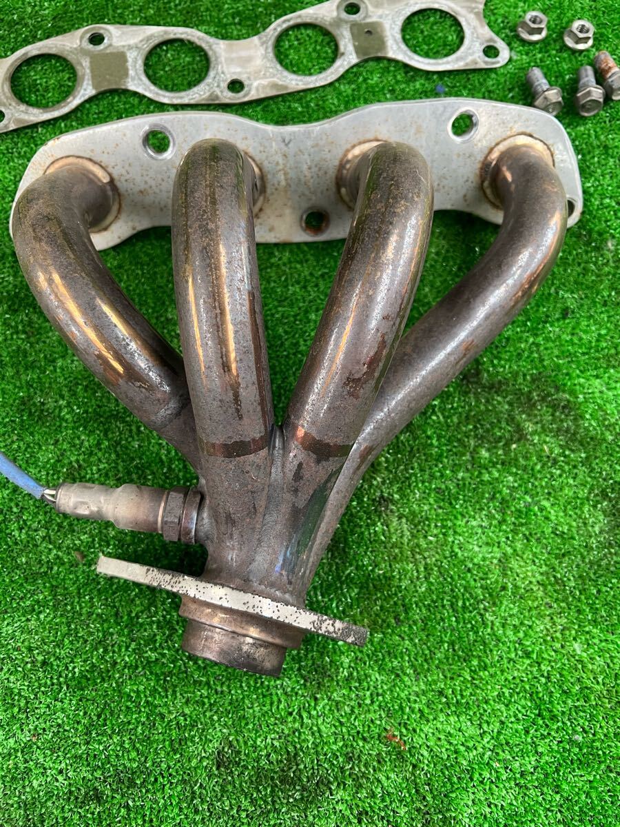 希少 良品 GD1 GD2 GD3 GD4 フィット J'S RACING JSレーシング タコ足 エキゾースト マフラー エキマニ