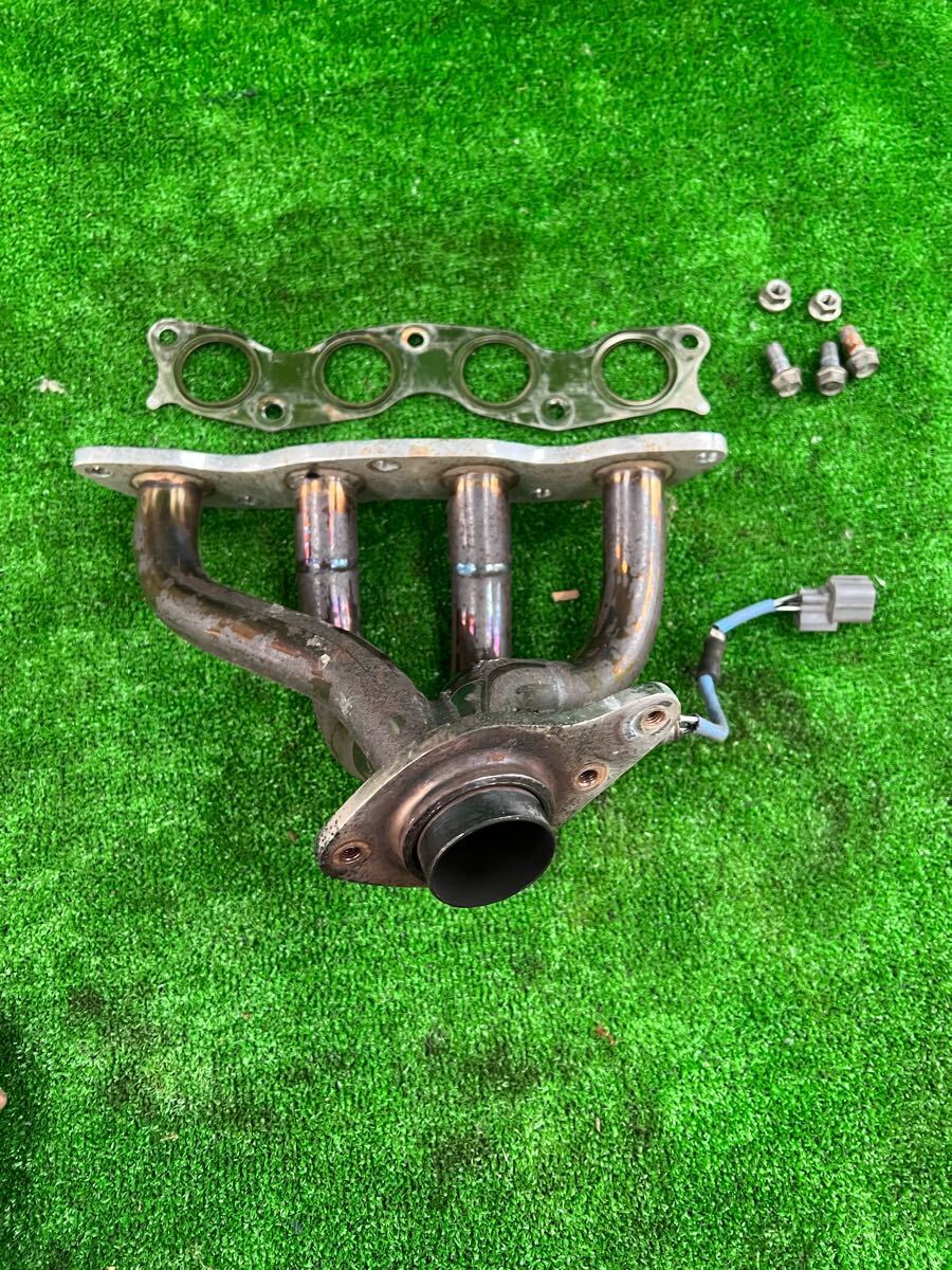 希少 良品 GD1 GD2 GD3 GD4 フィット J'S RACING JSレーシング タコ足 エキゾースト マフラー エキマニ