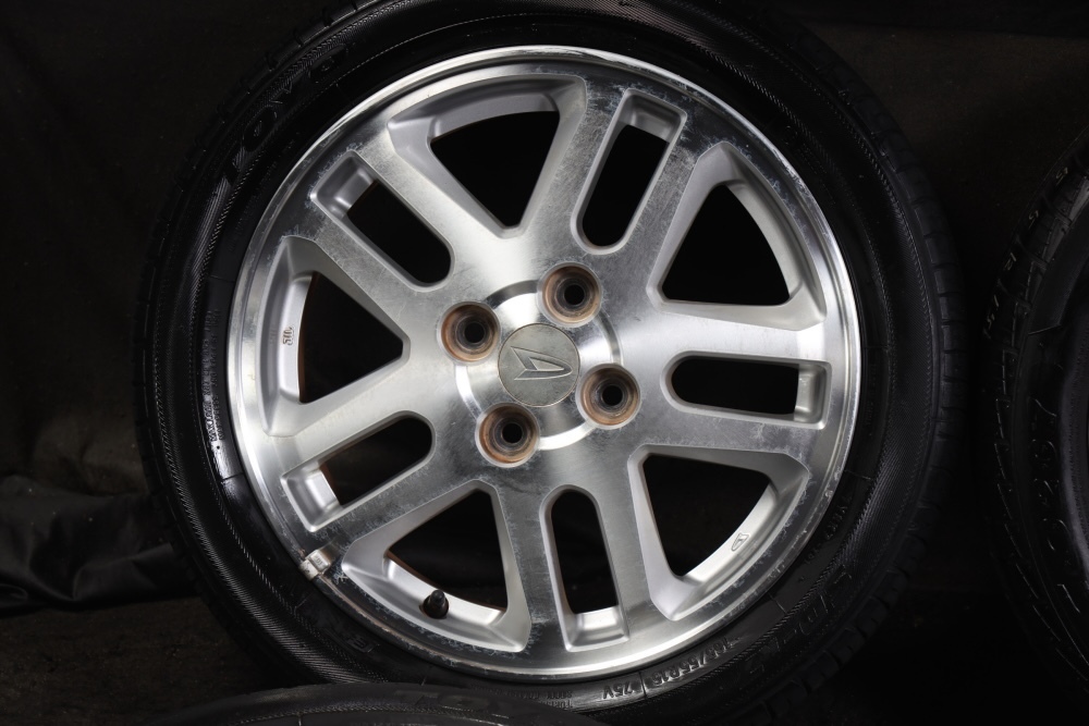 Yahoo!オークション - バリ山 165/55R15 ダイハツ純正アルミ Yahoo!オークション - バリ山 165/55R15 ダイハツ純正アルミ