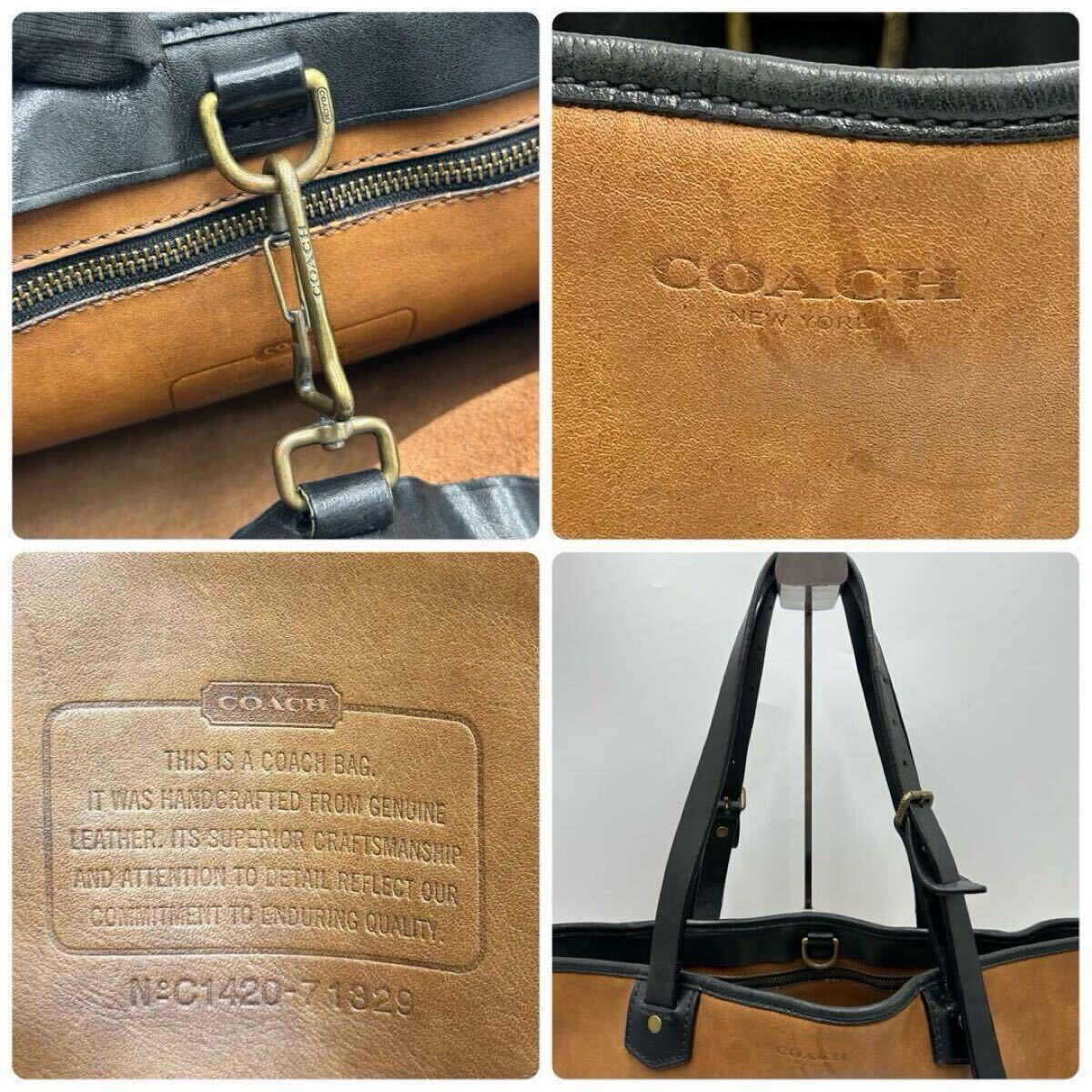 美品 大容量 コーチ A4 COACH ブリーカー スモール トートバッグ 美品 大容量 コーチ A4 COACH ブリーカー スモール トートバッグ