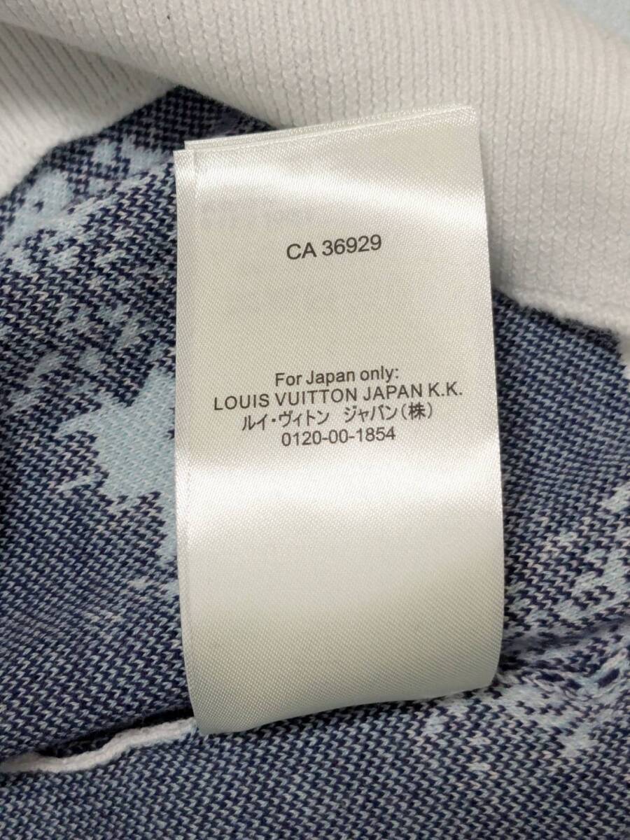 LOUIS VUITTON モノグラムバンダナクルーネックニット SIZE XS LOUIS VUITTON モノグラムバンダナクルーネックニット SIZE XS
