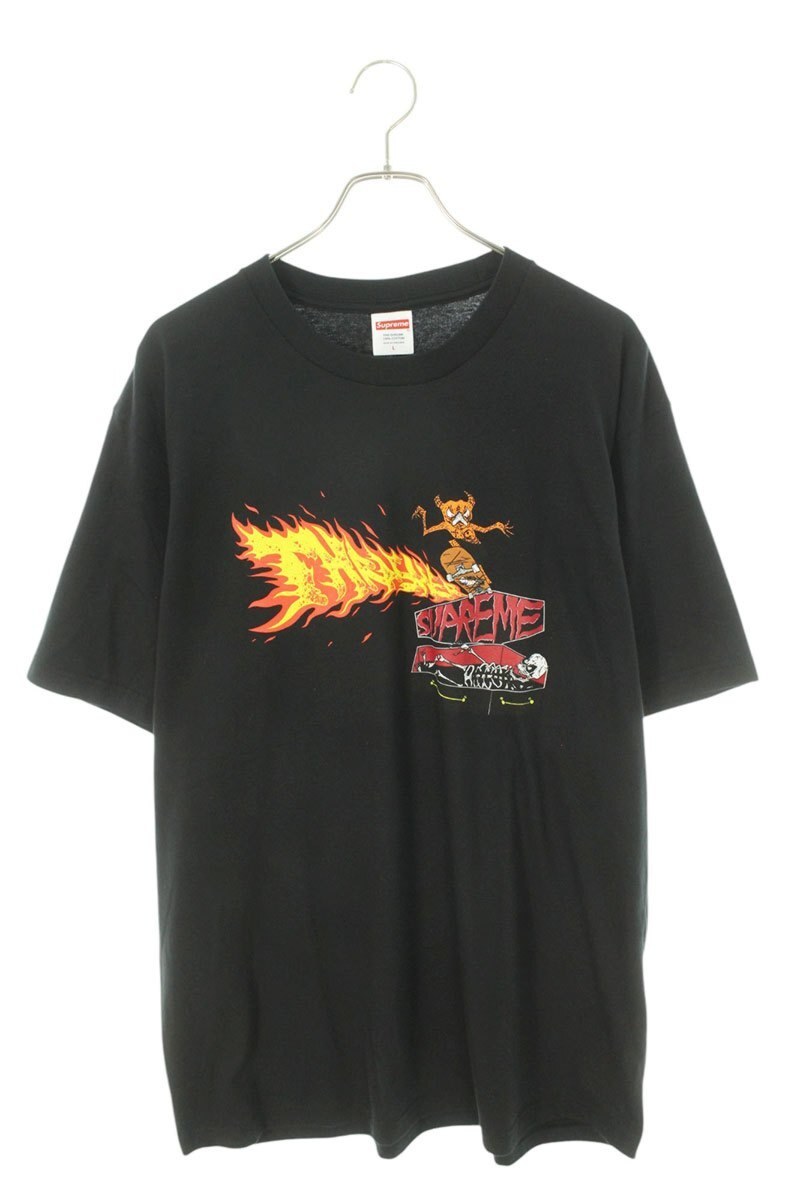 シュプリーム Tシャツ スラッシャー サイズ:L 24AW Back Tail Tee バックテイルTシャツ 中古 OM10