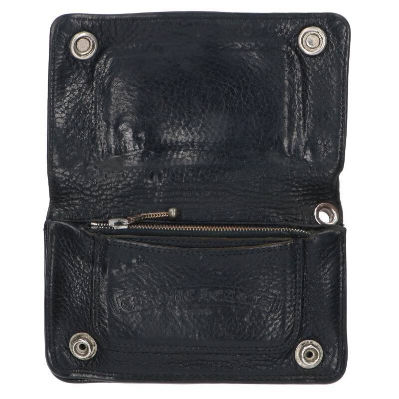 美品　クロスパッチ仕様ウォレット① クロムハーツ タイニー ZIP 1セメタリークロスパッチ ウォレット