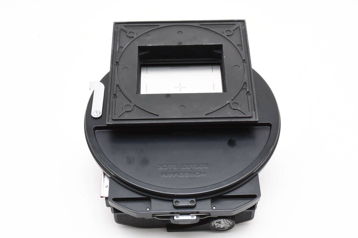 ◆美品◆ ホースマン HORSEMAN ロータリーバック ROTARY BACK 8EXP/120 ロールフィルムホルダー 大判カメラ用 アクセサリー #5064