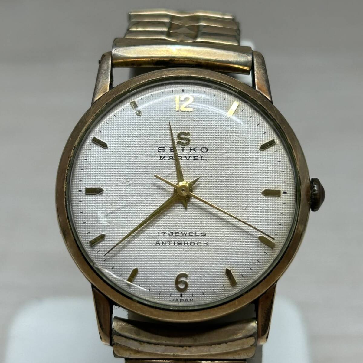 ○【YH-2202】 中古品 SEIKO セイコー MARVEL 17 JEWELS FRONT ○【YH-2202】 中古品 SEIKO セイコー MARVEL 17 JEWELS FRONT