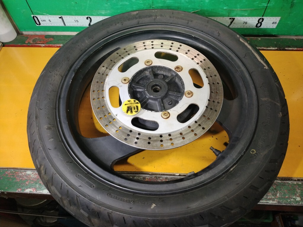  Eliminator 250V VN250A оригинальный переднее колесо & шина передний колесо диск имеется 