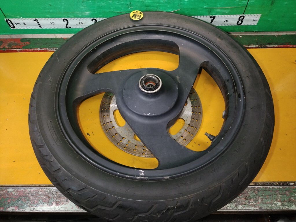  Eliminator 250V VN250A оригинальный переднее колесо & шина передний колесо диск имеется 