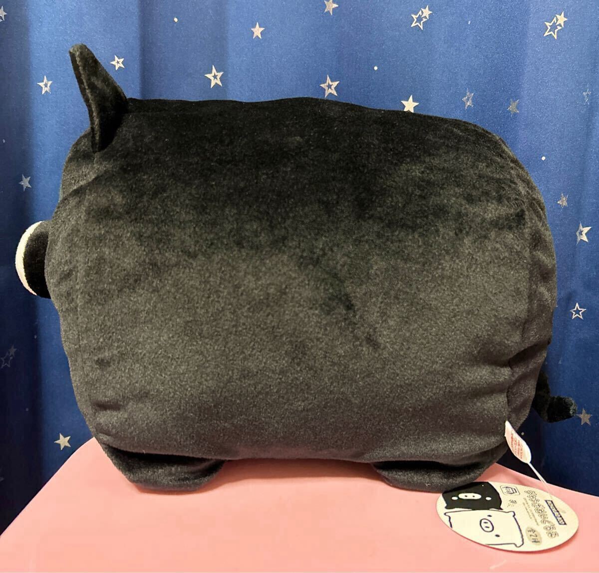 モノクロブー ジャンボぬいぐるみ BIG MONOKURO BOO ブタ 黒_画像2