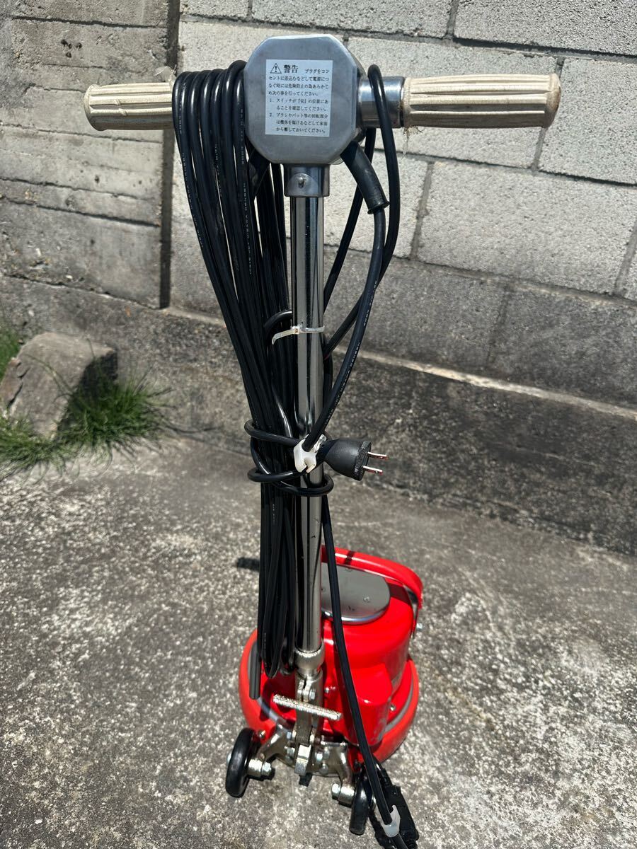 動作確認済み)MUSASHI 電動ポリッシャー 24cm CMP-80 床洗浄機 動作確認済み)MUSASHI 電動ポリッシャー 24cm CMP-80 床洗浄機