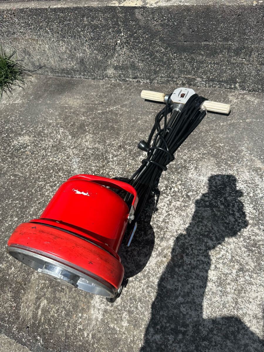 動作確認済み)MUSASHI 電動ポリッシャー 24cm CMP-80 床洗浄機 動作確認済み)MUSASHI 電動ポリッシャー 24cm CMP-80 床洗浄機