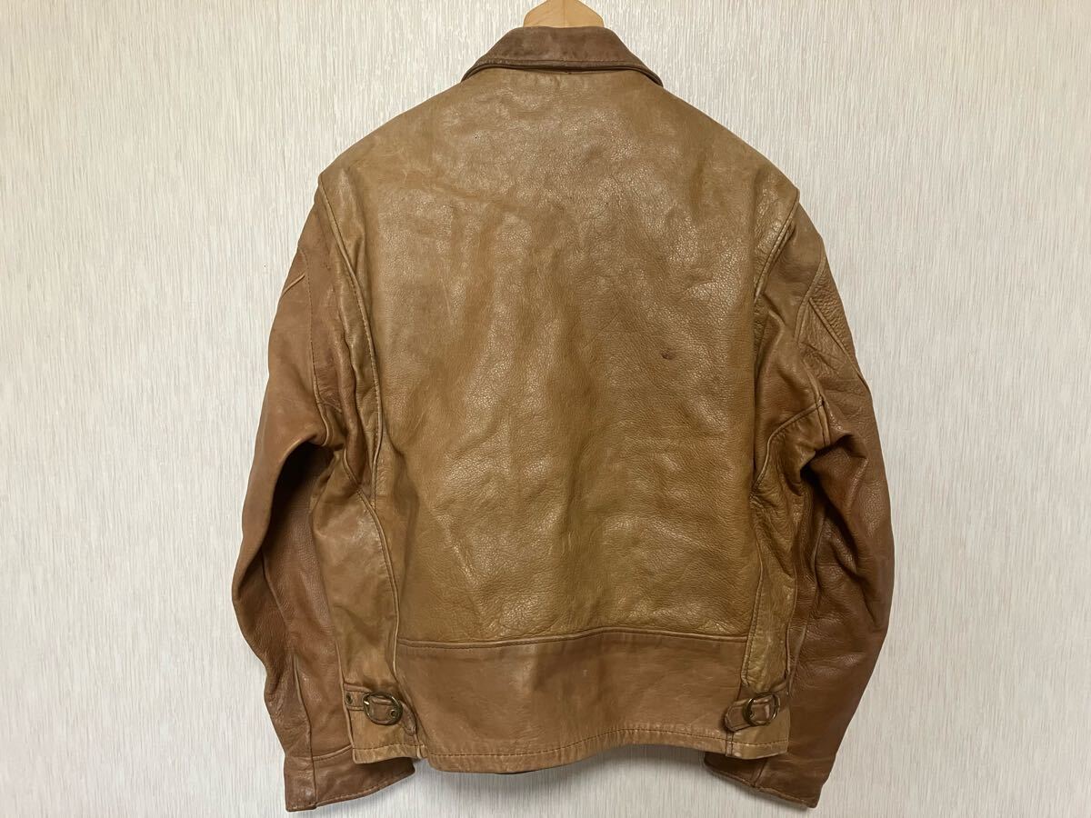 ボアライナー付 schott ショット AT101 茶革シングルライダース ボアライナー付 schott ショット AT101 茶革シングルライダース