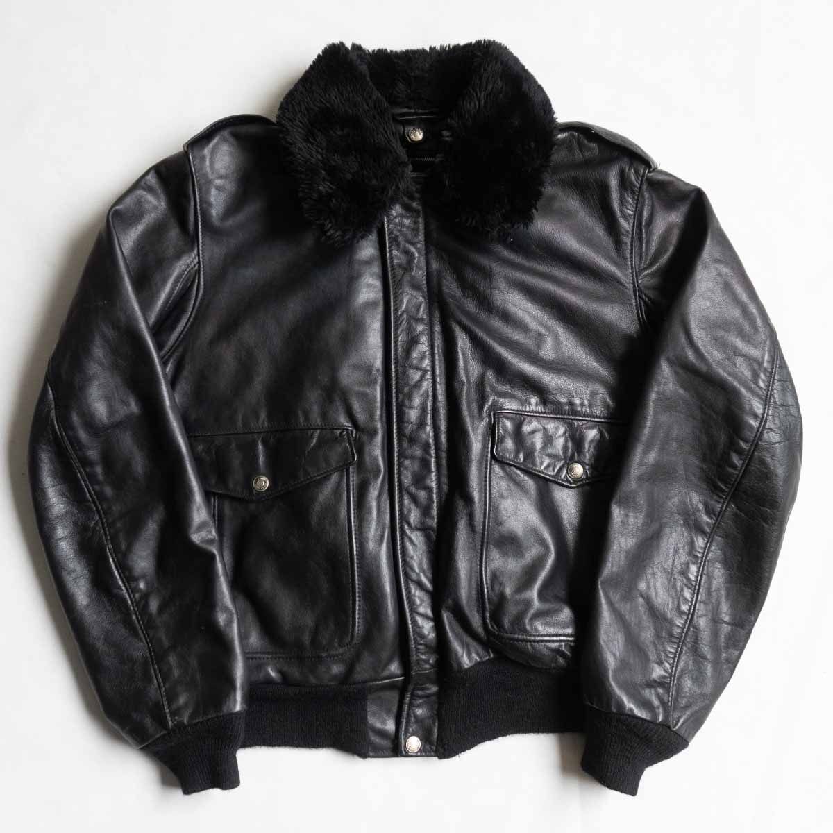 美品/ビッグサイズ】SCHOTT【184SM/type G-1 レザー フライト 美品/ビッグサイズ】SCHOTT【184SM/type G-1 レザー フライト