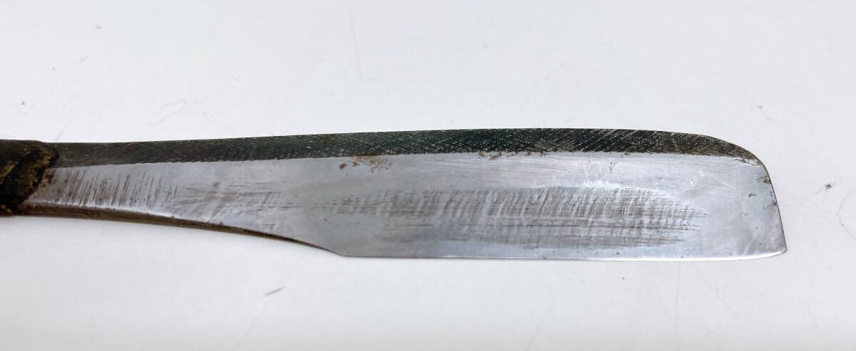 剃刀 カミソリ 志津三郎 玉鋼煉打別】全長約14.5㎝/理容 床屋 剃刀 カミソリ 志津三郎 玉鋼煉打別】全長約14.5㎝/理容 床屋