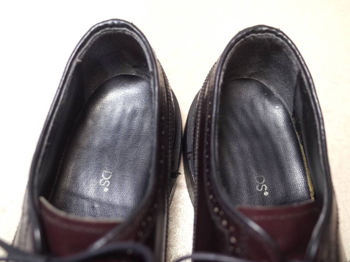 【即決価格落札で送料無(wú)料】4955■Oakwoods/トムマッキャン■ビンテージ/ロングウイングチップ/レザーシューズ/28cm■
