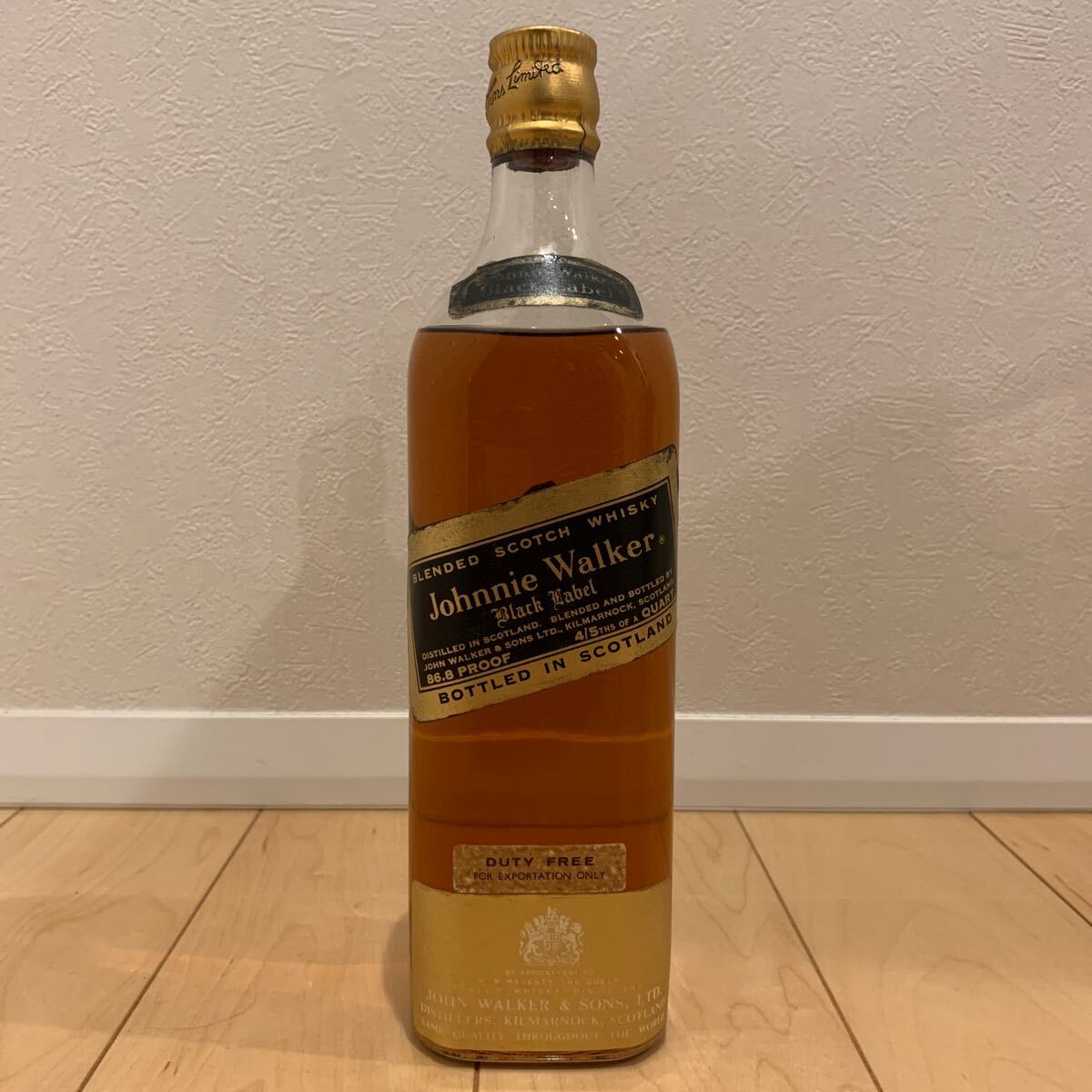 古酒 ジョニーウォーカー 黒 760ml ジョニ黒 Johnnie Walker