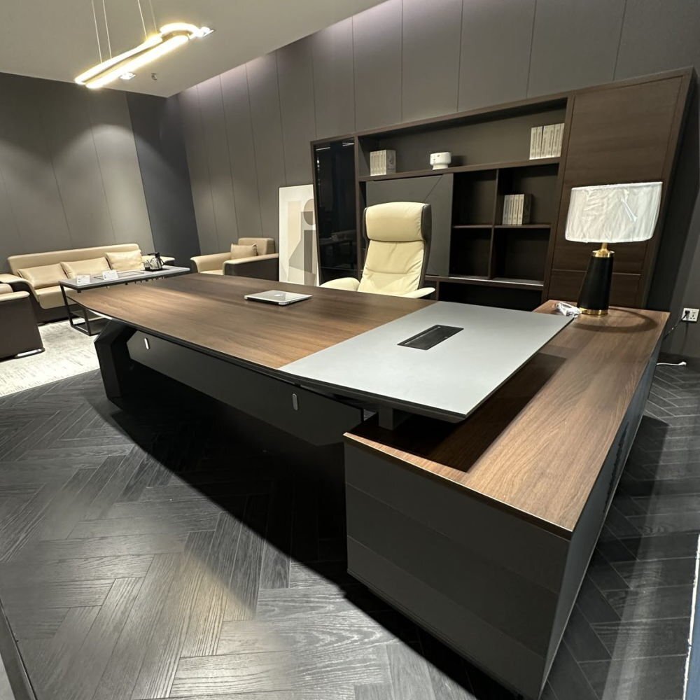 【送料無料】豪華！新品 大型 高級 オーナーデスク パソコンデスク 社長機 社長デスク エグゼクティブデスク プレジデントデスク PCデスク