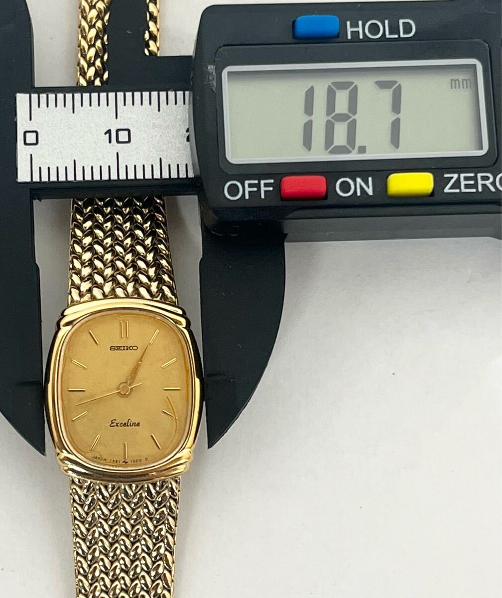 SEIKO セイコー Exceilne エクセリーヌ 1221-5890 ゴールド文字 SEIKO セイコー Exceilne エクセリーヌ 1221-5890 ゴールド文字