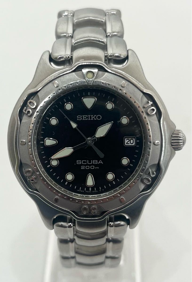 SEIKO セイコー SCUBA 200m スキューバ ダイバーズ 腕時計 7N35 SEIKO セイコー SCUBA 200m スキューバ ダイバーズ 腕時計 7N35