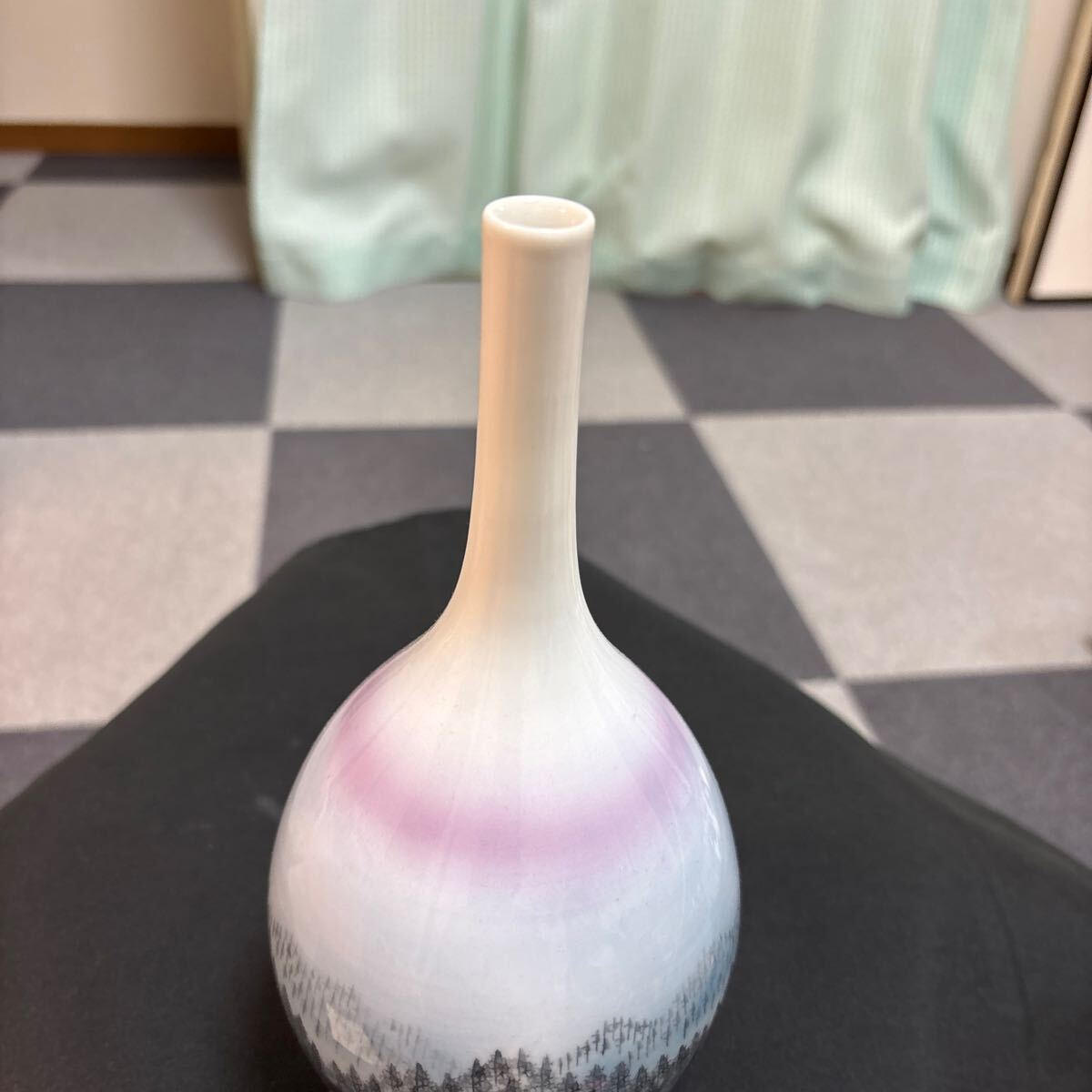 日展作家 伝統工芸作家 藤井朱明作 花瓶 花入 壺 略歴付 飾り壺 日展作家 伝統工芸作家 藤井朱明作 花瓶 花入 壺 略歴付 飾り壺
