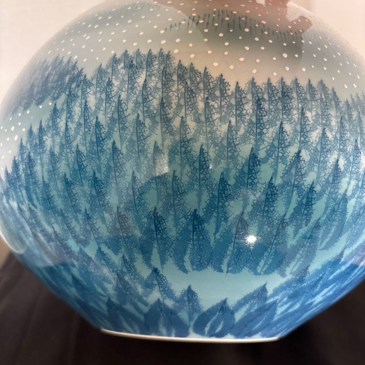日展作家 伝統工芸作家 藤井朱明作 花瓶 花入 壺 略歴付 飾り壺 日展作家 伝統工芸作家 藤井朱明作 花瓶 花入 壺 略歴付 飾り壺