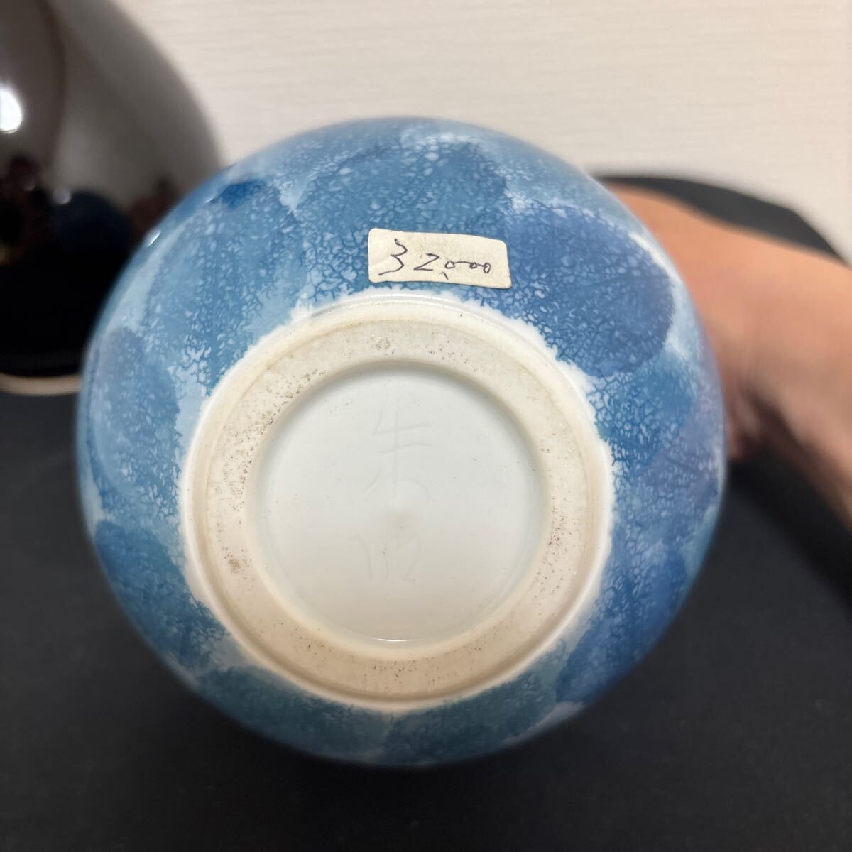 藤井朱明 壺 飾り壺 花器 日展人気作家 花瓶 有田焼 人間国宝 共 藤井朱明 壺 飾り壺 花器 日展人気作家 花瓶 有田焼 人間国宝 共