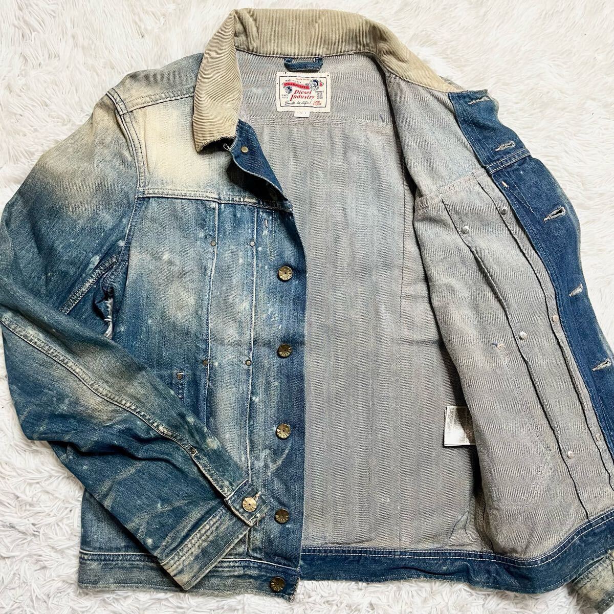 美品 XL相当○DIESEL ディーゼル デニムジャケット ジージャン 美品 XL相当○DIESEL ディーゼル デニムジャケット ジージャン