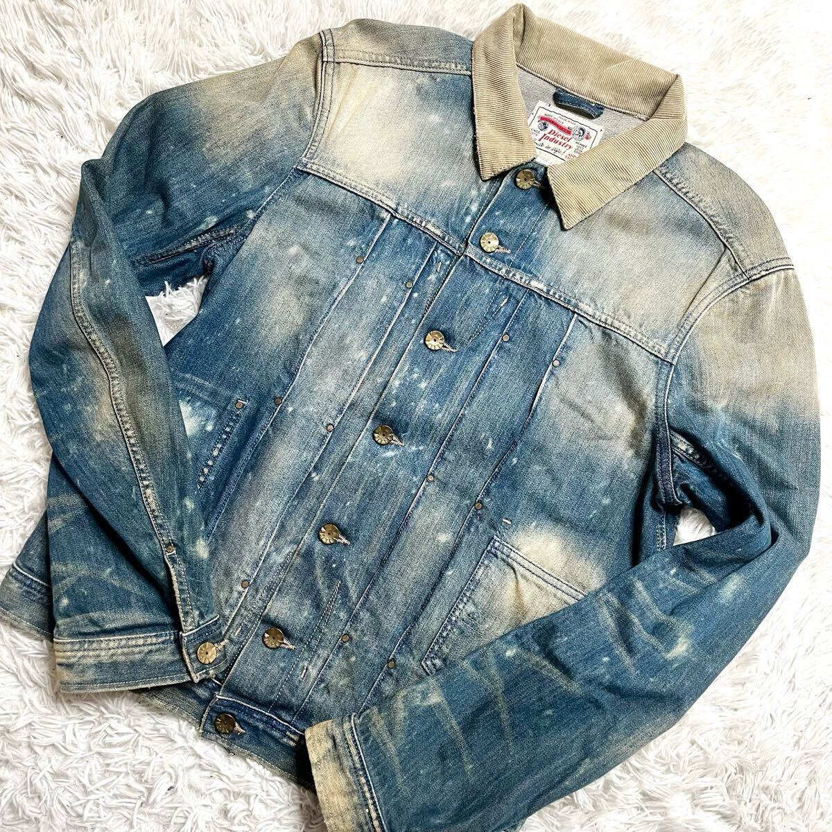 美品 XL相当○DIESEL ディーゼル デニムジャケット ジージャン 美品 XL相当○DIESEL ディーゼル デニムジャケット ジージャン