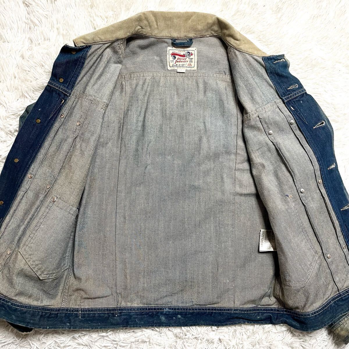 美品 XL相当○DIESEL ディーゼル デニムジャケット ジージャン 美品 XL相当○DIESEL ディーゼル デニムジャケット ジージャン