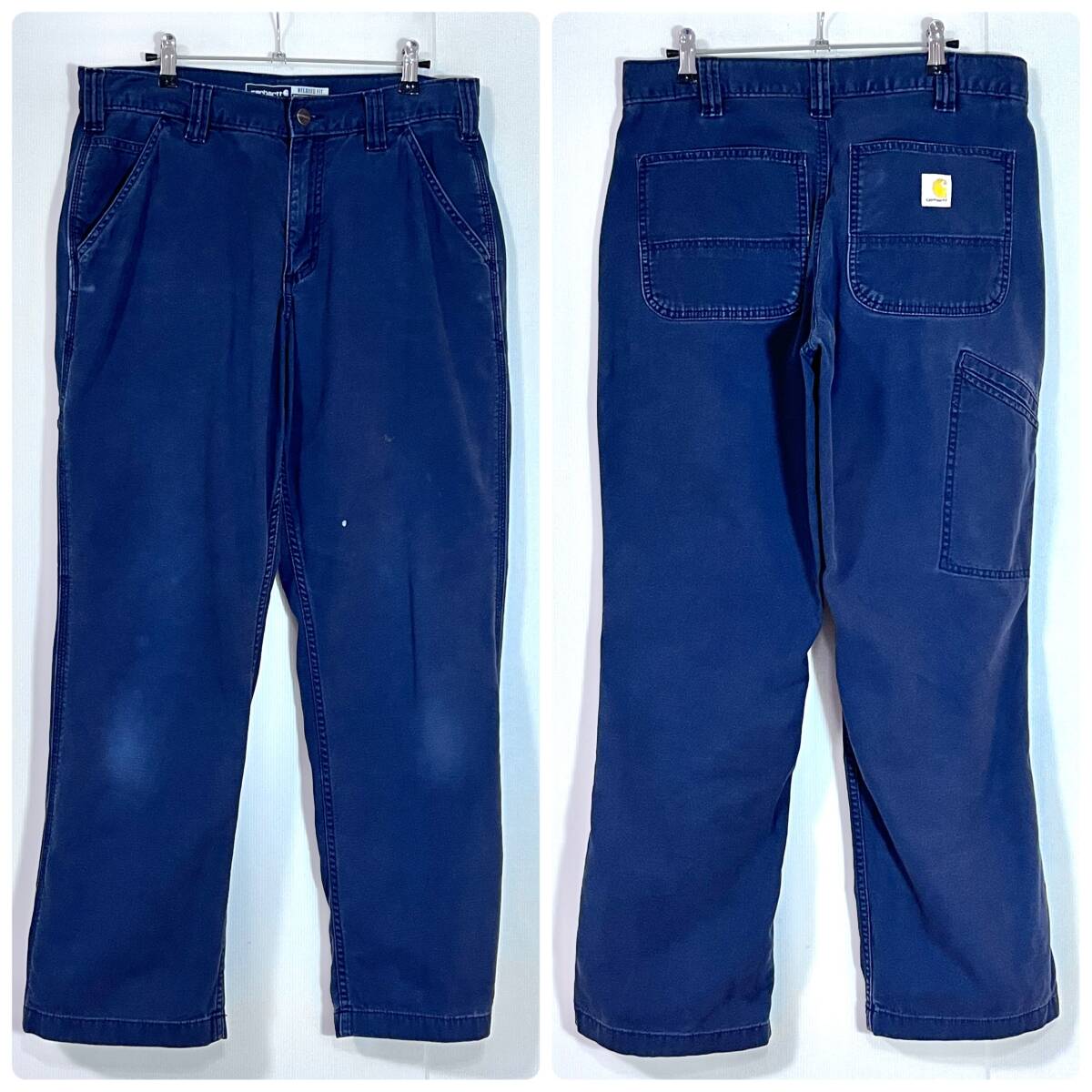 Carhartt カーハート W32 L30 実寸W34L29 5 ネイビー NAVY Carhartt カーハート W32 L30 実寸W34L29 5 ネイビー NAVY