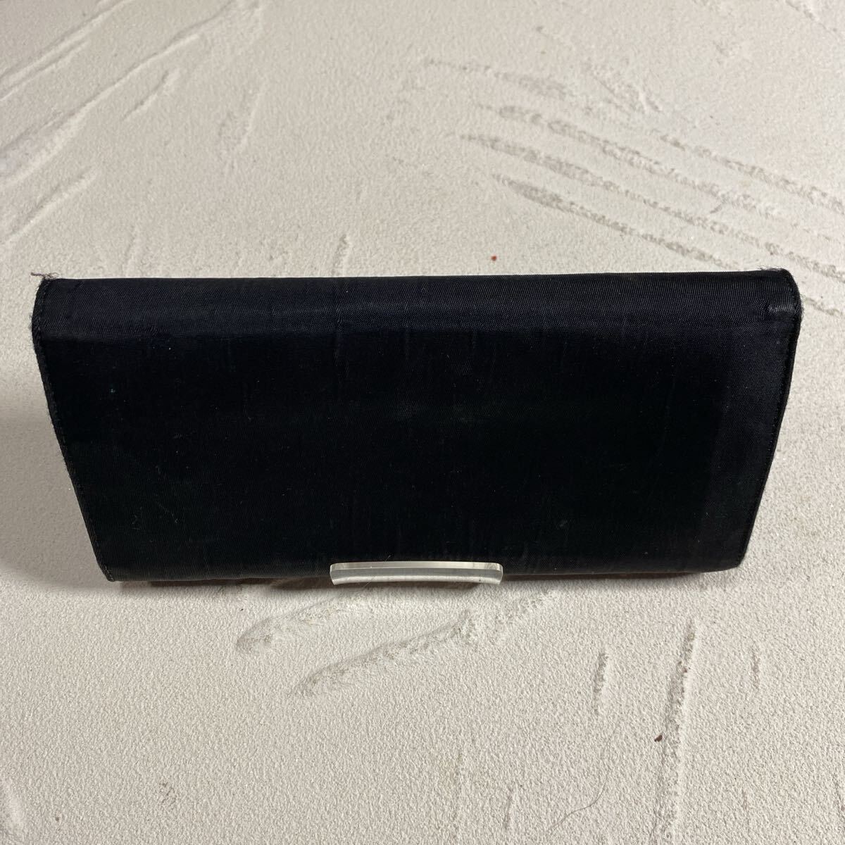 PRADA プラダ 長財布 フラップ ナイロン 黒 三角ロゴ