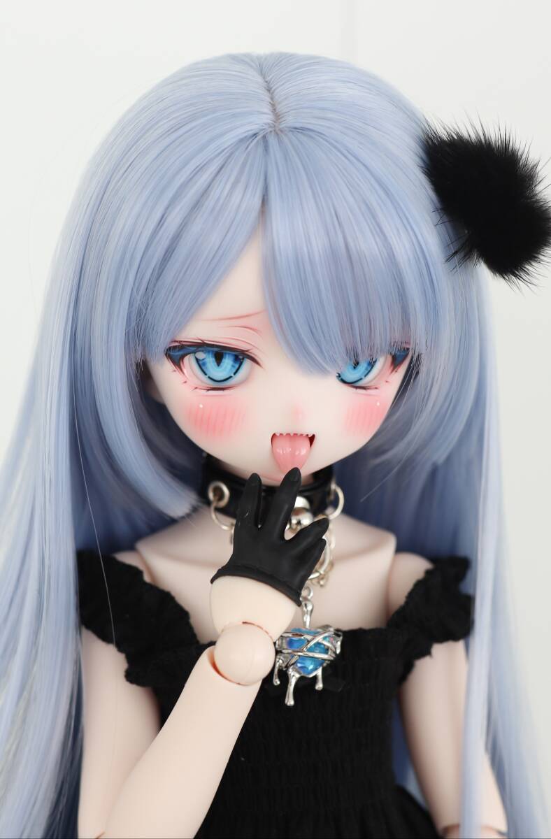 Chiki】DDH-01 セミホワイト肌 カスタムヘッド+舌パーツ+ Chiki】DDH-01 セミホワイト肌 カスタムヘッド+舌パーツ+