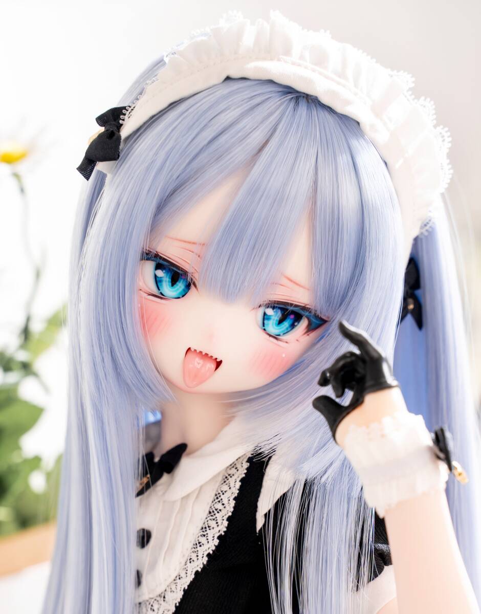 Chiki】DDH-01 セミホワイト肌 カスタムヘッド+舌パーツ+ Chiki】DDH-01 セミホワイト肌 カスタムヘッド+舌パーツ+