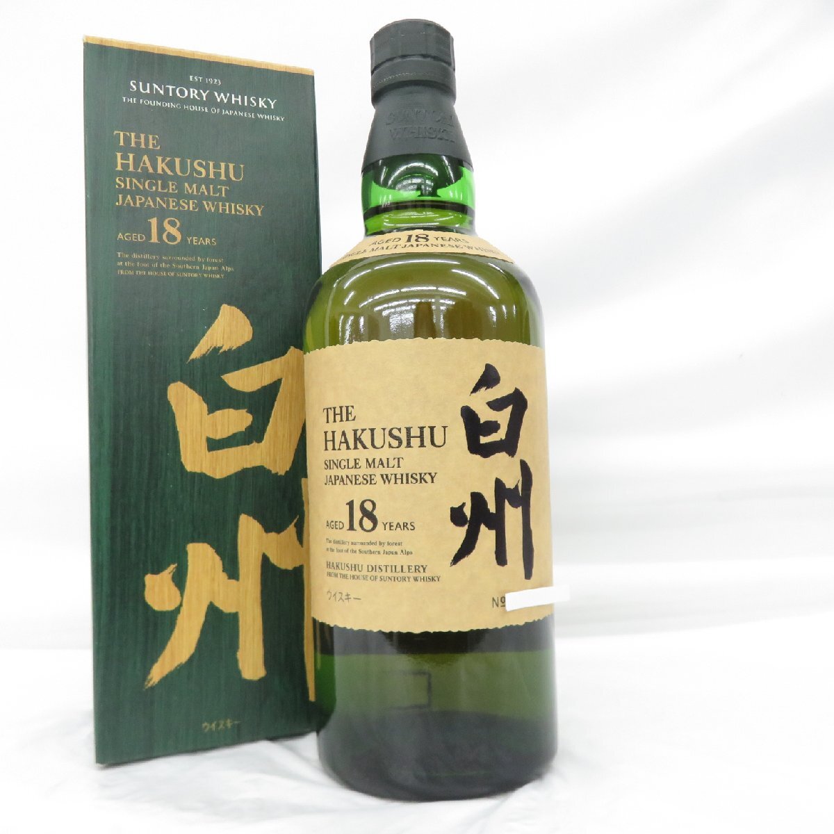 未開栓】SUNTORY サントリー 白州 18年 シングルモルト