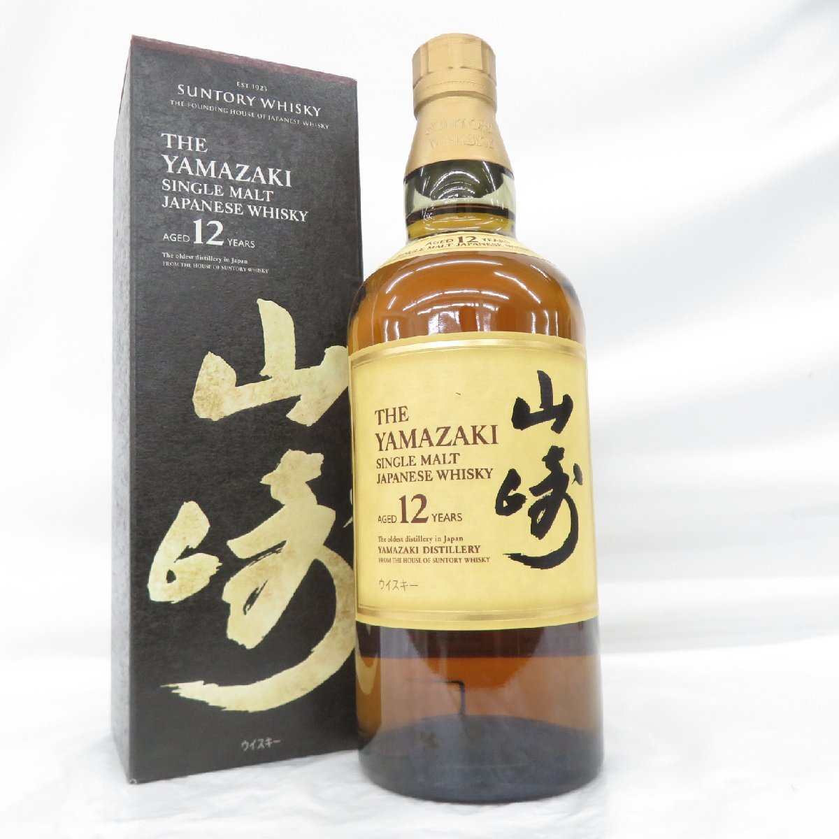 未開栓】SUNTORY サントリー 山崎 12年 シングルモルト 未開栓】SUNTORY サントリー 山崎 12年 シングルモルト