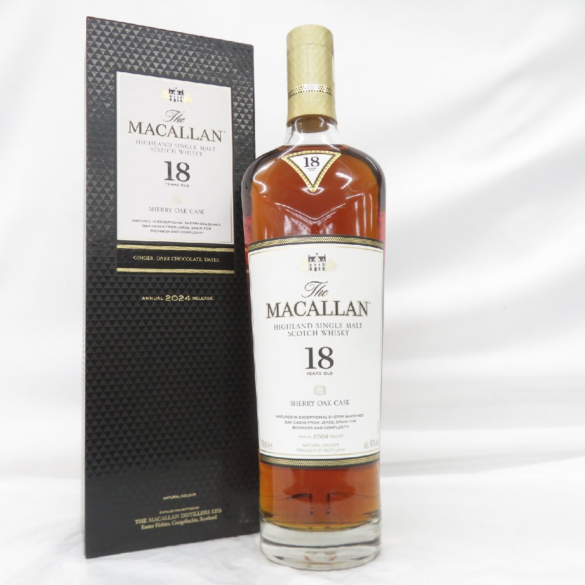未開栓】The MACALLAN ザ・マッカラン 18年 2024 シェリーオーク 未開栓】The MACALLAN ザ・マッカラン 18年 2024 シェリーオーク