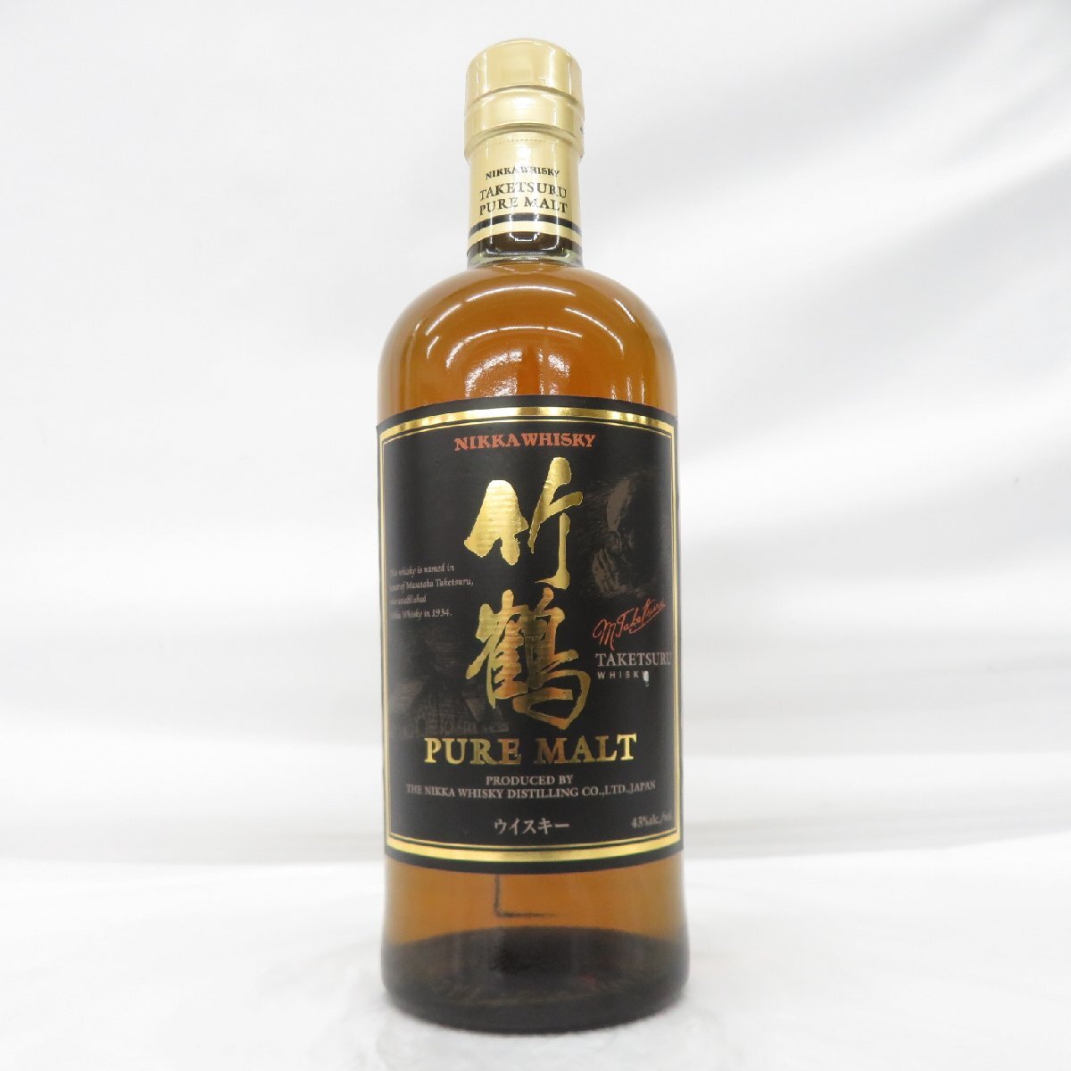 未開栓 ニッカウィスキー 鶴 モルト グレーン 700ml 43度