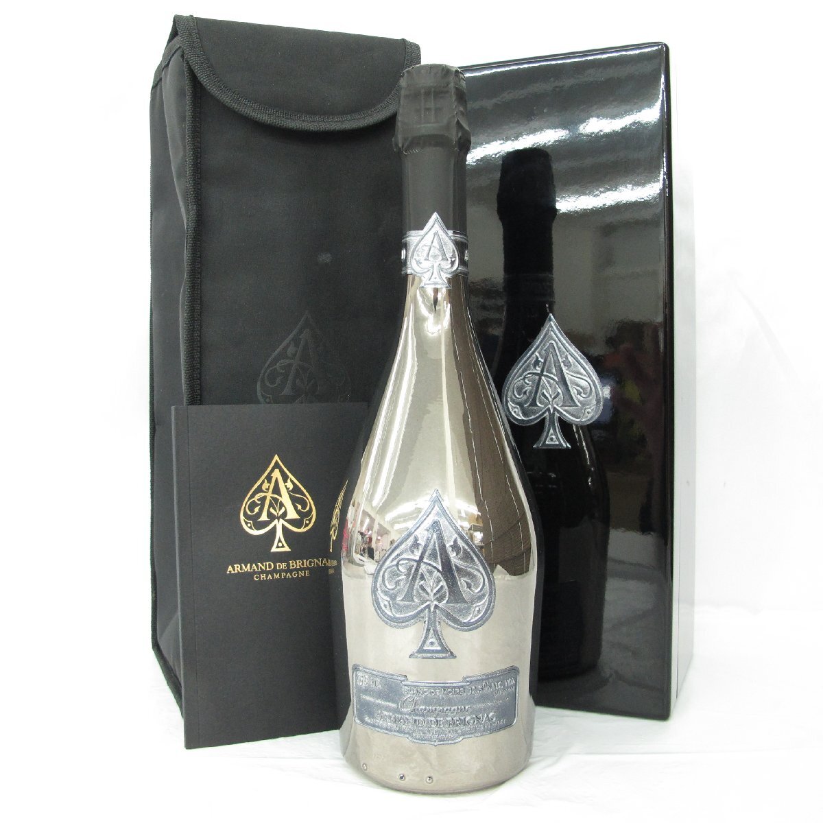 1円～【未開栓】ARMAND DE BRIGNAC アルマン・ド・ブリニャック ブラン・ド・ノワール シャンパン 750ml 12.5% ケース/冊子 11794875 0418