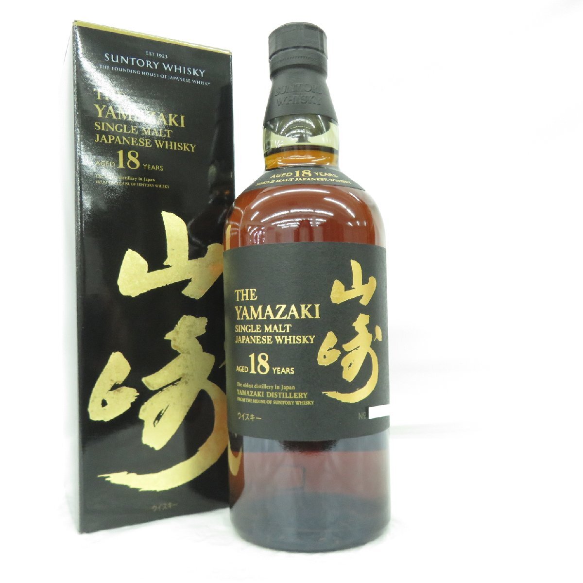 未開栓】SUNTORY サントリー 山崎 18年 シングルモルト 未開栓】SUNTORY サントリー 山崎 18年 シングルモルト