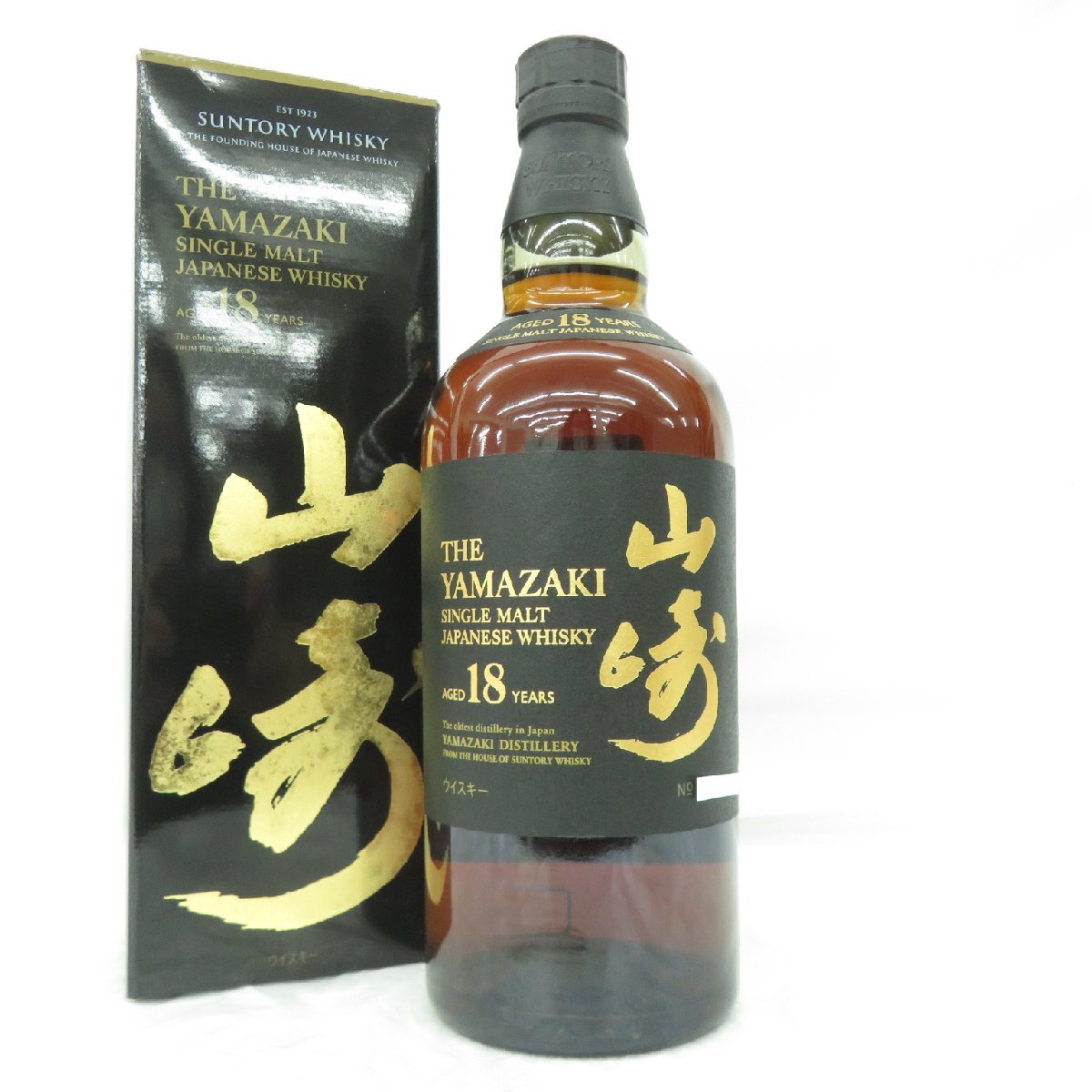 未開栓】SUNTORY サントリー 山崎 18年 シングルモルト 未開栓】SUNTORY サントリー 山崎 18年 シングルモルト